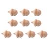 10 Pack Wooden Acorns for Christmas - Not Finished Wooden People - DIY Wood Education Crafts view 1