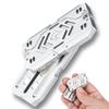 DjuiinoStar Premium Fidget Slider, Multiple Ways to Play, Addictive EDC Toy, Stress Relief Gift for Fidget Fans, Fidget Clicker, CNC Machined Stainless Steel Toy for Adults DFS-07 view 1