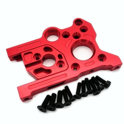Aluminum Motor Mount Motor Plate for Arrma 1/5 Kraton 8S Outcast 8S ARA320482 + ARA320483 Red