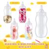 Tessco for you 2 Pcs 15 Inch Big Baby Shower Bottle for Baptism Game Large Jumbo Plastic Baby Shower Bottle Piggy Candy Bank for Girl Boy Kids Party Favor (White) view 3