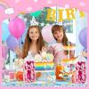 Tessco for you 2 Pcs 15 Inch Big Baby Shower Bottle for Baptism Game Large Jumbo Plastic Baby Shower Bottle Piggy Candy Bank for Girl Boy Kids Party Favor (White) view 4