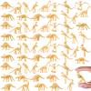 Sratte 180 Pcs Dinosaur Fossil Skeletons Assorted Plastic Skeleton Bones Toy 2.5 Inch Figures Dinosaur Bones for Sand Dig Science Play Halloween Party Supplies Favors, 12 Styles view 1