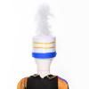 Alvivi Drum Major Soldier Nutcrackers Teen Adult Halloween Cosplay Party Marching Band Hat - Blue & White, One Size view 4