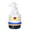 winying Kids Drum Band Hat with Feather Toy Soldier Hat Drum Major Hat Costume Ceremonial Hat Majorette Hat Blue&White One Size view 1