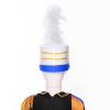 winying Kids Drum Band Hat with Feather Toy Soldier Hat Drum Major Hat Costume Ceremonial Hat Majorette Hat Blue&White One Size view 4