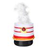 winying Kids Drum Band Hat with Feather Toy Soldier Hat Drum Major Hat Costume Ceremonial Hat Majorette Hat Red&White One Size view 1