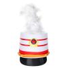 Alvivi Drum Major Soldier Nutcrackers Teen Adult Halloween Cosplay Party Marching Band Hat - Red & White, One Size view 1