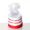 Alvivi Drum Major Soldier Nutcrackers Teen Adult Halloween Cosplay Party Marching Band Hat - Red & White, One Size view 2