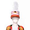 Alvivi Drum Major Soldier Nutcrackers Teen Adult Halloween Cosplay Party Marching Band Hat - Red & White, One Size view 4