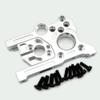 Aluminum Motor Mount Motor Plate for Arrma 1/5 Kraton 8S Outcast 8S ARA320482 + ARA320483 Silver view 1