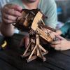 YAQUMW The MINI Roman Ballista Europe Medieval Siege Chariot Wooden Catapult DIY 3D Puzzles Model Kits STEM Projects Tabletop Toys view 3