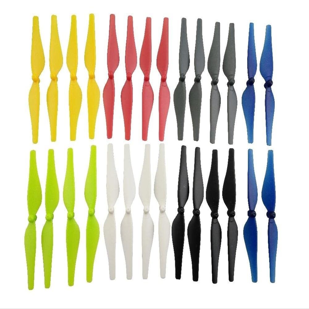 VGVCTX 28pcs RC Quadcopter Drone Propellers Blade Accessories for Tello RC Quadcopter Drone Four Axis Aircraft ( Color : Seven Colors )