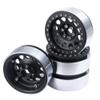 2.2" Beadlock Wheel Rim Hub for Axial SCX10 D90 Wraith Traxxas TRX4 1/10 RC Crawler Car Wheels Tires Upgrade Accessories ( Color : Black Silver 1PCS ) view 4