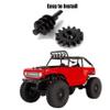 2pcs Steel Axle Differentials Gear 13T/2T Front and Rear Overdrive Differential Worm Gear for Axial SCX24 1/24 RC Crawler Truck Car Upgrades Parts Accessories (2T-12T) view 4