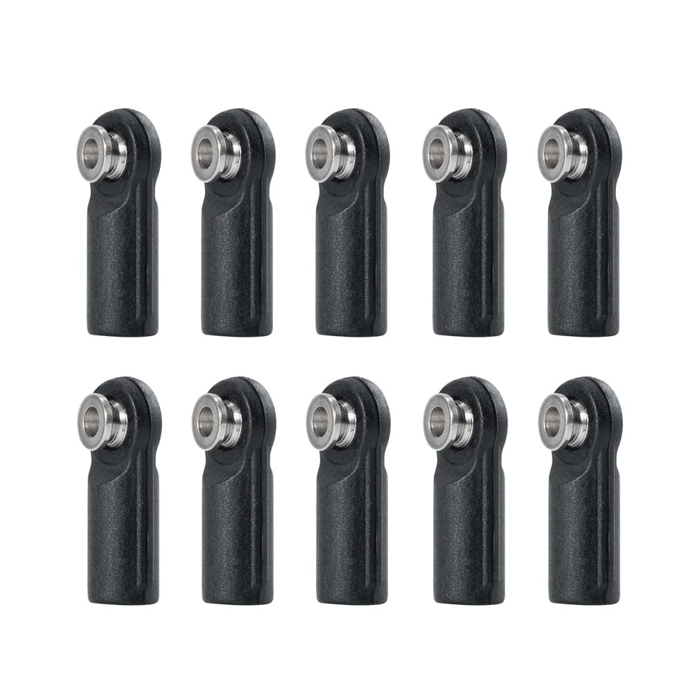 VGVCTX M4 Ball Head Buckle Linkage Pull Rod Tie Rod End Ball Head Connector for 1/10 RC Crawler SCX10 RC Model Toy Parts ( Color : A 10PCS )