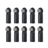 VGVCTX M4 Ball Head Buckle Linkage Pull Rod Tie Rod End Ball Head Connector for 1/10 RC Crawler SCX10 RC Model Toy Parts ( Color : A 10PCS ) view 1