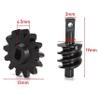2pcs Steel Axle Differentials Gear 13T/2T Front and Rear Overdrive Differential Worm Gear for Axial SCX24 1/24 RC Crawler Truck Car Upgrades Parts Accessories (2T-13T) view 2