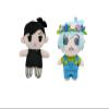 2PCS 8.26 in Cute Stuffed Pillow Cartoon Prop Game Figure Plush Toy view 1