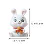 NOLITOY 4pcs Year of The Rabbit Rabbit Ornament Miniature Bunny Adornment Zodiac Rabbit Figurines Zodiac Rabbit Figurine Statue Micro Landscape Ornament Desktop Rabbit Statues Bunny Figure view 2