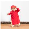 Baby Boy Romper Long Red Chinese New Year Toddler Outfits Tang Suit One-Piece Jumpsuit Cheongsam LRRL(95) view 3