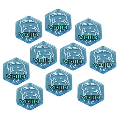 LITKO Mecha Electronic Warfare Tokens | Full Color Tokens | Compatible with BattleTech, Battleforce, Alpha Strike (Void Signature System)