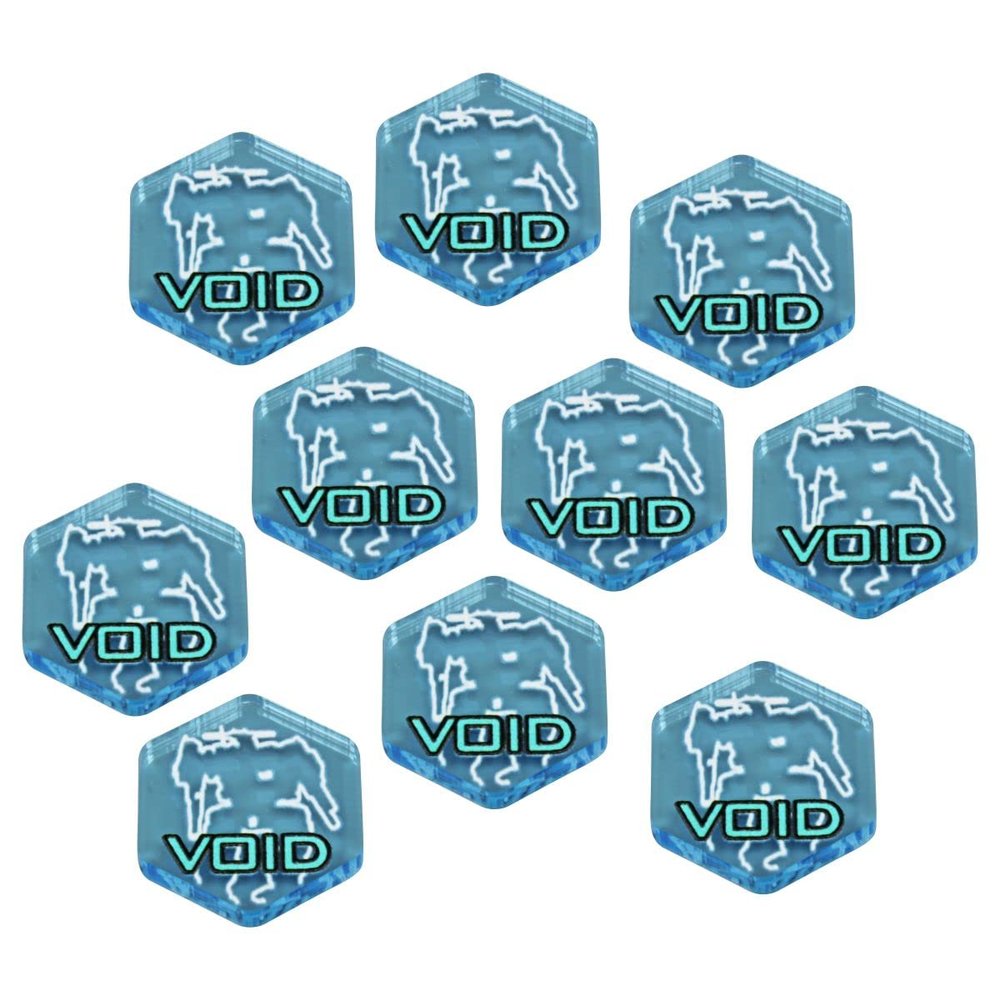 LITKO Mecha Electronic Warfare Tokens | Full Color Tokens | Compatible with BattleTech, Battleforce, Alpha Strike (Void Signature System)