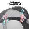 Replacement Parts for Fisher-Price On-The-Go Baby Dome - FVC25 - Replacement Butterfly and Lion Toy with Link view 3