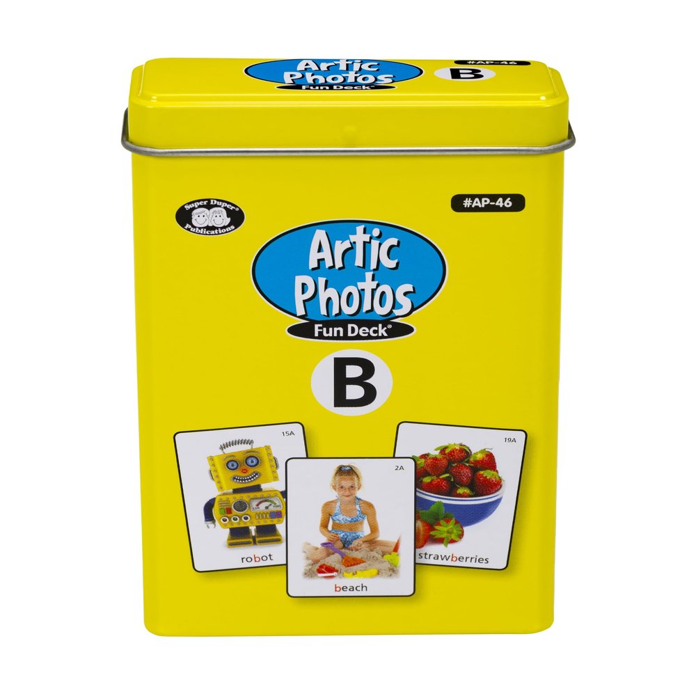 Super Duper Publications | Articulation Photos B Fun Deck Flash Cards | Speech Therapy - Articulation | Educational Learning Resource for Children