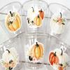 (12 COUNT) FALL PUMPKIN CUPS - LITTLE PUMPKIN PARTY CUPS - Fall Party Cups Little Pumpkin Birthday Pumpkin Party Fall Baby Shower (9 FL. OZ, ONE TIME USE) // (12 SOFT PLASTIC CUPS - NO LIDS) view 2
