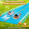 Sloosh Double Lane Water Slide,25ft x 6ft Heavy Duty Water Slip Lawn Slide with Sprinkler and 2 Inflatable Boards for Adult Kids Party Summer Yard Outdoor Play Activities view 3