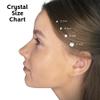 blinger Deluxe Shimmer Crystal Refill Pack  as seen on Shark Tank | 5 Discs  75 Precision-Cut Glass Crystals | Hair-Safe Accessories | Styling Tool not included | Crystal Stars 5 mm view 3