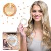 blinger Deluxe Shimmer Crystal Refill Pack  as seen on Shark Tank | 5 Discs  75 Precision-Cut Glass Crystals | Hair-Safe Accessories| Styling Tool not included | Golden Honey 7 mm view 1