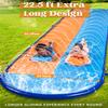 Sloosh 22.5FT Double Water Slides, Heavy Duty Lawn Slide with Sprinkler and 2 Inflatable Boards Backyard Yard Lawn Summer Outdoor Water Toy for Kids Adults view 2
