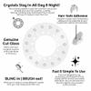 blinger Shimmer Crystal Refill Pack  as seen on Shark Tank | 5 Discs  75 Precision-Cut Glass Crystals | Hair-Safe Accessories | Styling Tool not included | Crystal 4 mm view 3