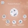 blinger Deluxe Shimmer Crystal Refill Pack  as seen on Shark Tank | 5 Discs  75 Precision-Cut Glass Crystals | Hair-Safe Accessories| Styling Tool not included | Crystal 7 mm view 2