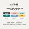 Two Tumbleweeds Art Dice - Drawing & Painting Game for Adults, Artists & Teachers - Set of 9 Dice for Creative Inspiration - Drawing Prompts for Studio and Classroom - Gift for Artist - 1+ Players view 3
