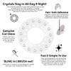 blinger Shimmer Crystal Refill Pack  as seen on Shark Tank | 5 Discs  75 Precision-Cut Glass Crystals | Hair-Safe Accessories | Styling Tool not included | Crystal Aurore Boreale 5 mm view 3