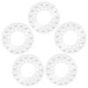 blinger Shimmer Crystal Refill Pack  as seen on Shark Tank | 5 Discs  75 Precision-Cut Glass Crystals | Hair-Safe Accessories | Styling Tool not Included | Ivory Cream Pearls 5 mm view 2