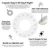 blinger Shimmer Crystal Refill Pack  as seen on Shark Tank | 5 Discs  75 Precision-Cut Glass Crystals | Hair-Safe Accessories | Styling Tool not Included | Ivory Cream Pearls 5 mm view 3