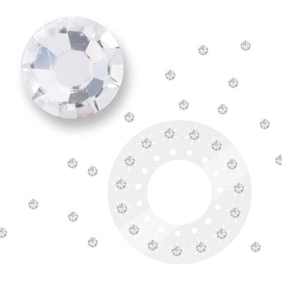 blinger Shimmer Crystal Refill Pack  as seen on Shark Tank | 5 Discs  75 Precision-Cut Glass Crystals | Hair-Safe Accessories | Styling Tool Not Included| Crystal 5 mm