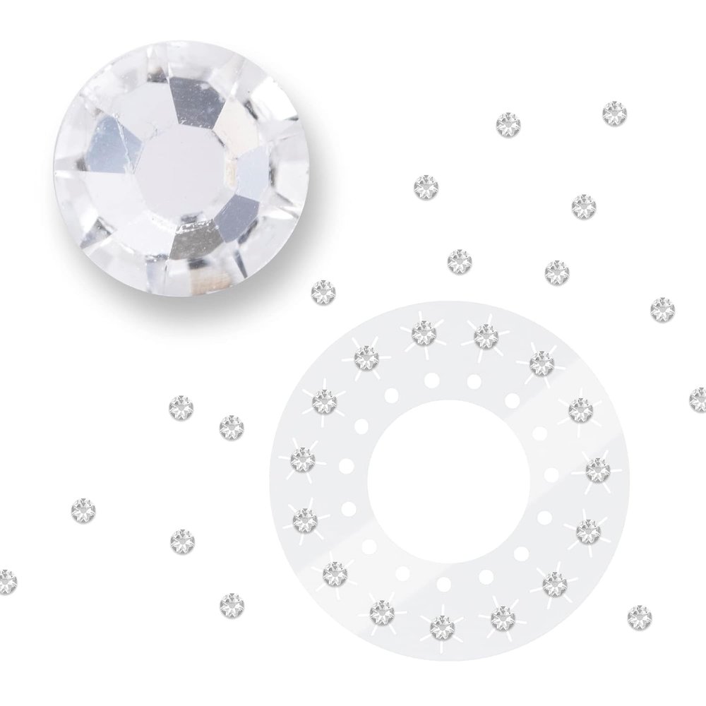 blinger Shimmer Crystal Refill Pack  as seen on Shark Tank | 5 Discs  75 Precision-Cut Glass Crystals | Hair-Safe Accessories | Styling Tool Not Included| Crystal 5 mm