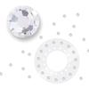 blinger Shimmer Crystal Refill Pack  as seen on Shark Tank | 5 Discs  75 Precision-Cut Glass Crystals | Hair-Safe Accessories | Styling Tool Not Included| Crystal 5 mm view 1