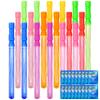 JOYIN 14.6" Big Bubble Wand Set(18 Pack 9 Colour) with Concentrated Solution Refills, Giant Bubble Wands Toy for Kids Birthday Summer Toy Party Favors, Outdoor Activity Bathroom Bath Toys view 1