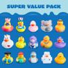 JOYIN 30 Pcs Rubber Ducks, Random Assortment Ducks Bulk with Mesh Carry Bag, Mini Rubber Duckies for Baby Bath Toys, Kids Toddler Summer Pool Toys Birthday Gifts Party Favors view 4