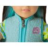 American Girl Corinne Tan Girl of the Year 2022 18-inch Doll Camping Outfit with Vest, Tee, and Sandals, For Ages 8+ view 4
