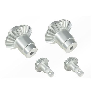 Gear for FMS 1/24 FCX24 RC RC Car Differential Gear Steel Gears Part4Pcs,Silver
