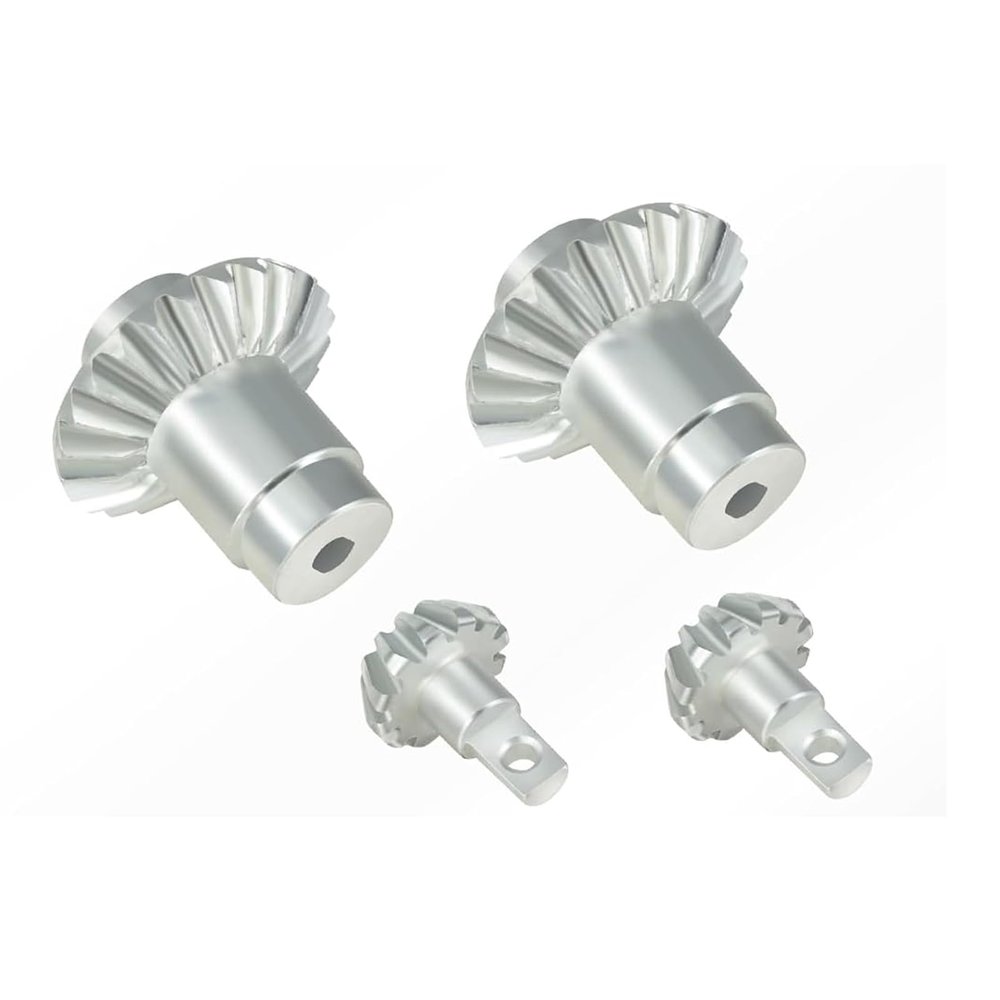 Gear for FMS 1/24 FCX24 RC RC Car Differential Gear Steel Gears Part4Pcs,Silver