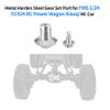 Gear for FMS 1/24 FCX24 RC RC Car Differential Gear Steel Gears Part4Pcs,Silver view 2