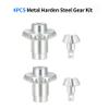 Gear for FMS 1/24 FCX24 RC RC Car Differential Gear Steel Gears Part4Pcs,Silver view 3