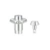 Gear for FMS 1/24 FCX24 RC RC Car Differential Gear Steel Gears Part4Pcs,Silver view 4